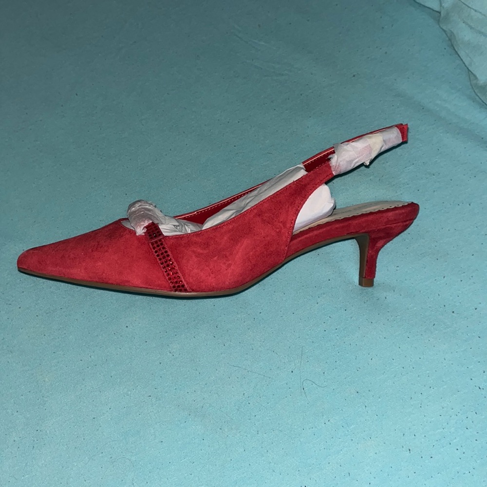 Charter Club Red Slingback Heels
